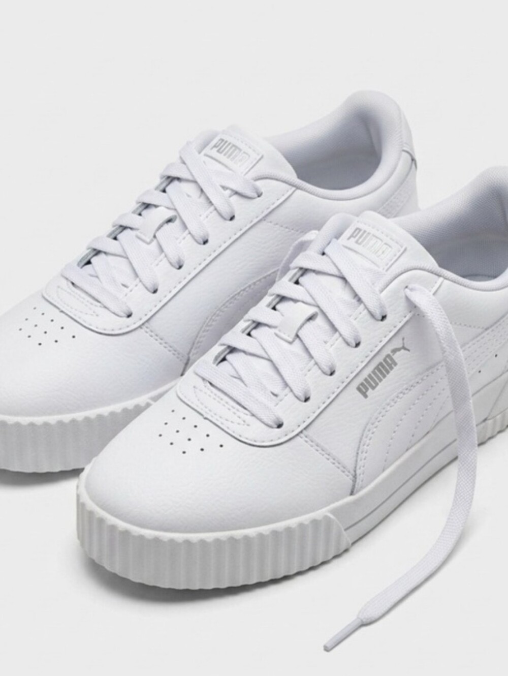 PUMA Women's White Classic Platform Sneakers